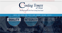 Desktop Screenshot of coolingtowersoftexas.com